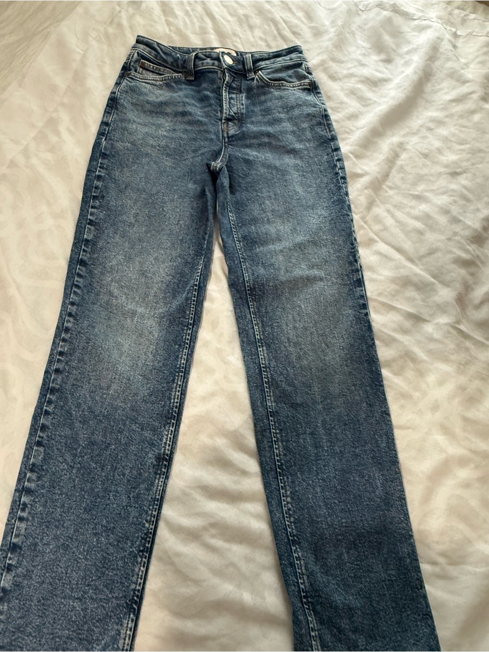 SO Dark Blue Straight Leg Jeans